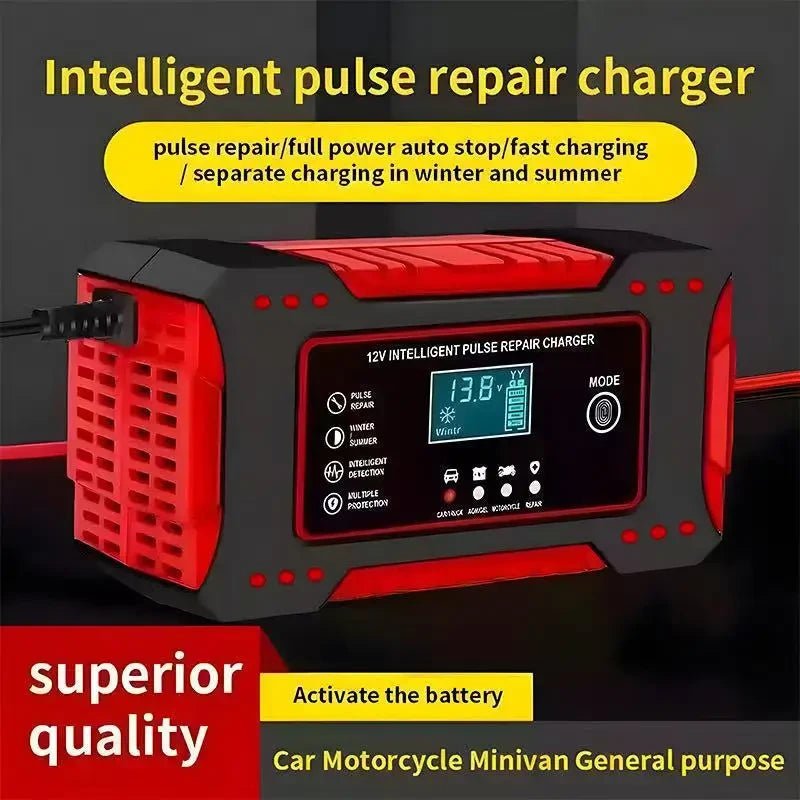 Cargador Reparador De Baterias Para Auto